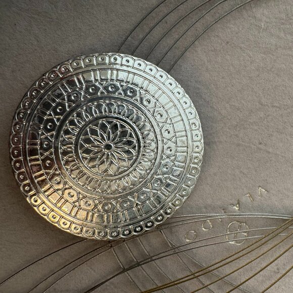 3 Large Coin shaped unique multi- chained necklaces - Picture 2 of 5